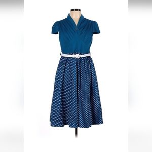 Lindy Bop blue dress sz Large